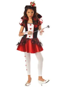 Tween Queen Of Hearts Costume