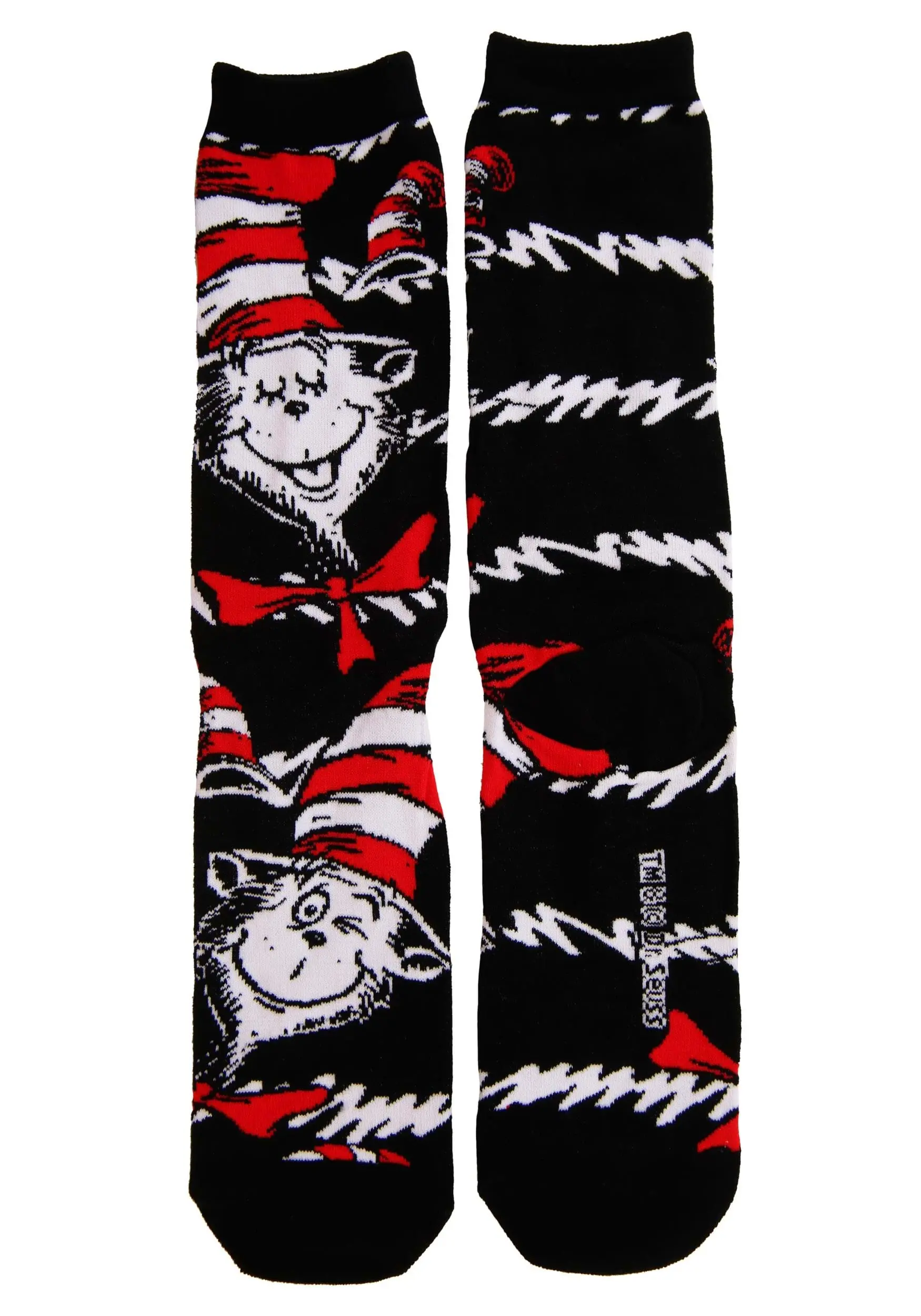 The Cat In The Hat Adult Crew Sock Set - Image 7