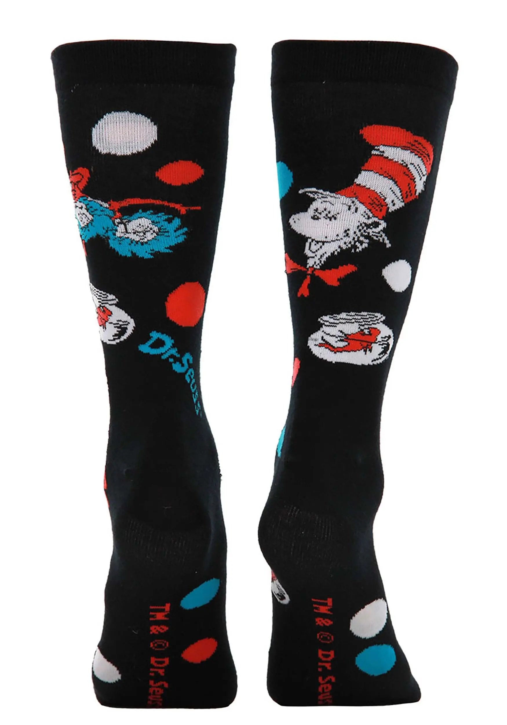 The Cat In The Hat Pattern Socks Adult's - Image 2