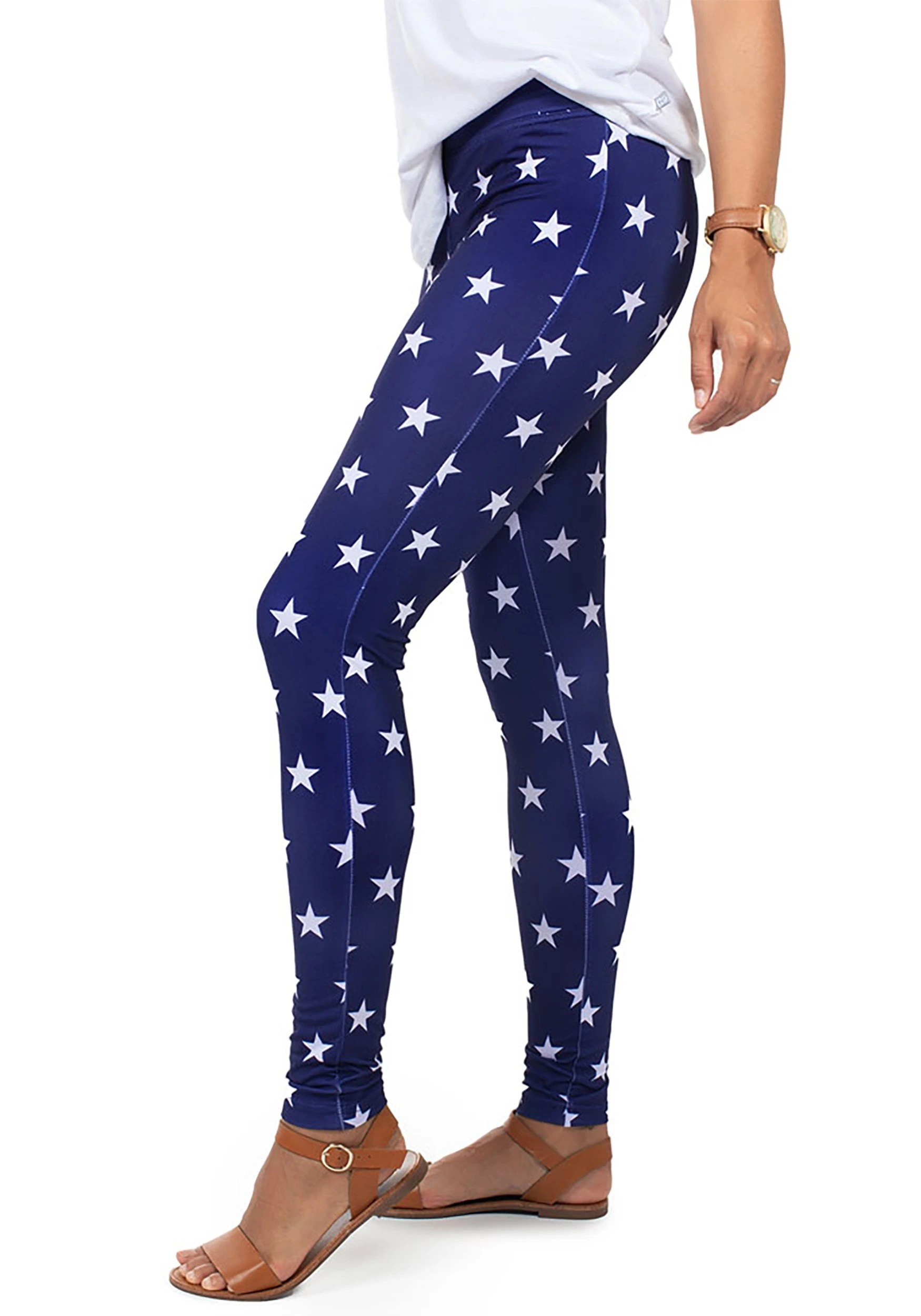 Tipsy Elves Liberty Star Leggings For Women - Image 2