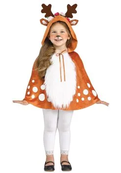 Toddler Deer Poncho