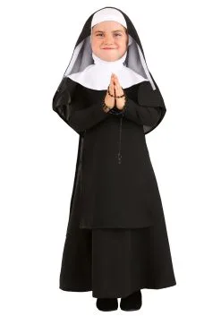 Deluxe Nun Costume For Toddlers
