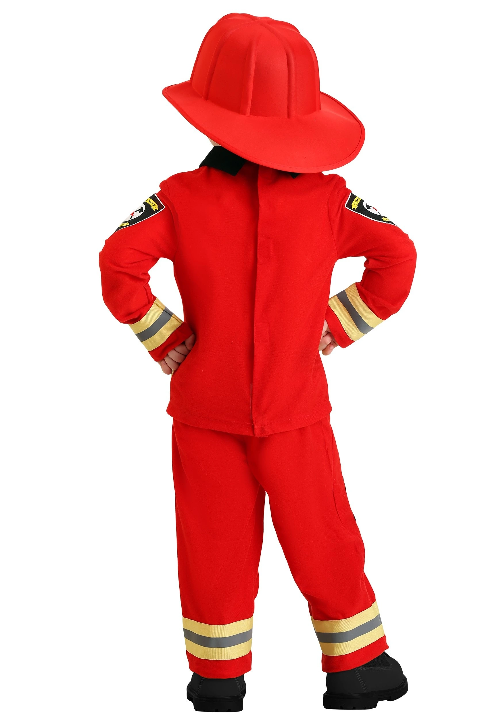 Toddler Friendly Firefighter Costume - Image 2