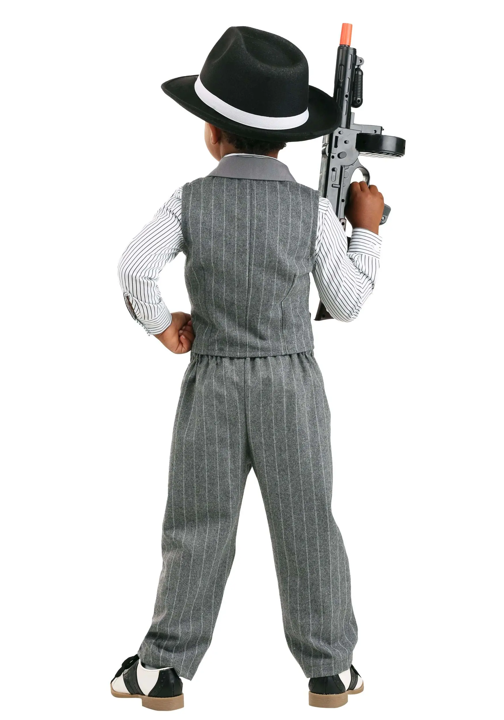 Toddler Costume Ruthless Gangster Costume - Image 2